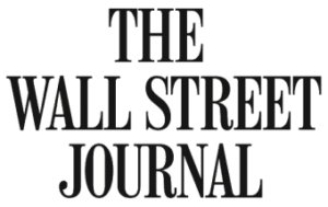 Logo of The Wall Street Journal, black text on white background