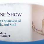 A photo of host Dr. Diane in an oval with a blue background next to the title of the show.